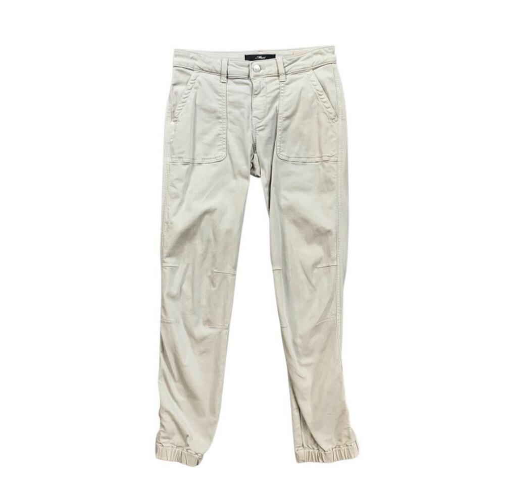 Mavi Pants Womens 28 Shadow Ivy Mid Rise Slim Cargo Elastic Zip Ankle Low Rise